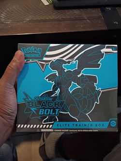 Pokemon TCG Black Bolt Elite Trainer Box - SV Factory Sealed