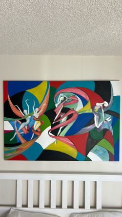 Acrylic Oversize Abstract Painting