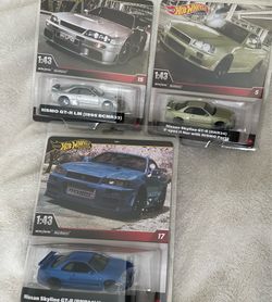 Hot Wheels 1:43 scale SKYLINE lot