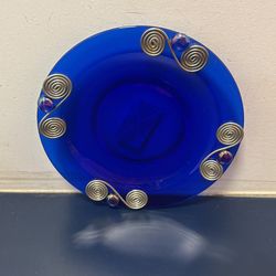 Ceramic Blue Plate 