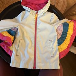 Cat And jack Raincoat rainbow 3T