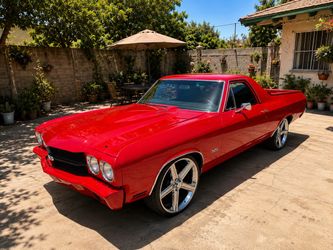 Chevrolet El Camino Custom Red