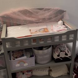 Changing Table With Changing Pad 