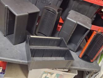 Vintage laserline Plastic CD/DVD Disc Storage Holders – Lot of 5