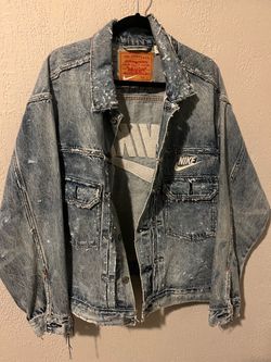 Levi Strauss Nike denim jacket signed by Swizz Beatz