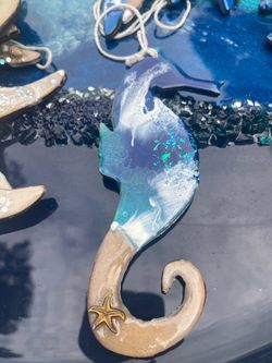Large epoxy ornaments . About 5 inches