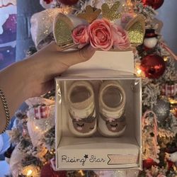 Baby Head Wrap & Socks 