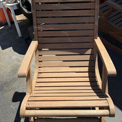 Teak  Rocking Chairs  total of two .