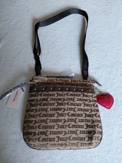 Light brown/tan/beige Juicy Couture side purse bag