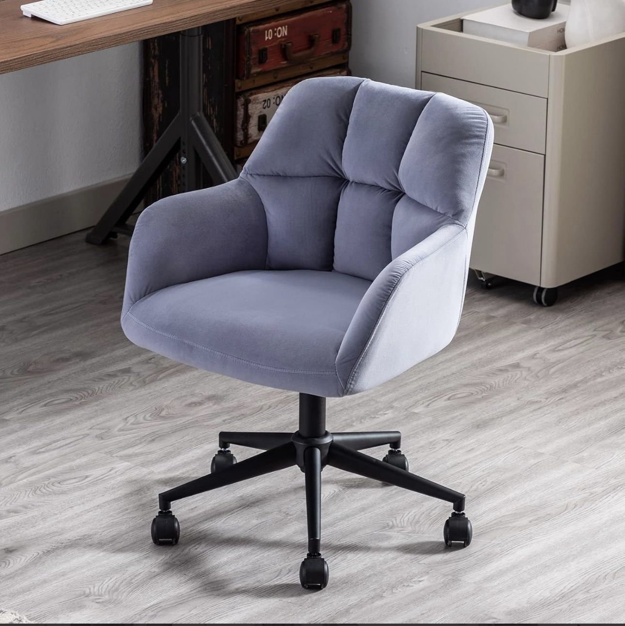 Modern Velvet Office Chair