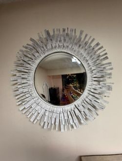 Solid Metal Designers Mirror 