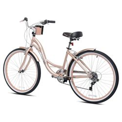 26" Kent Bayside Cruiser Bicycle, Fits Rider: 5'2"-5'10", Rose Gold, Adult, Unisex