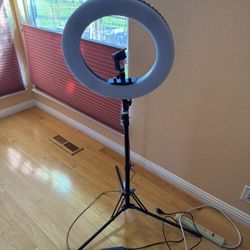 Emart 18-inch Ring Light with Stand Adjustable 3(contact info removed)K LED Lights