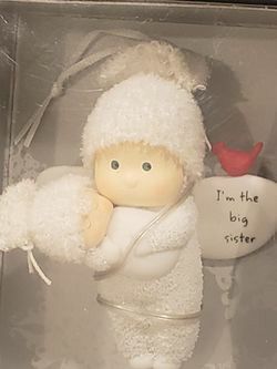 New Enesco Christmas I’m the Big Sister Ornament