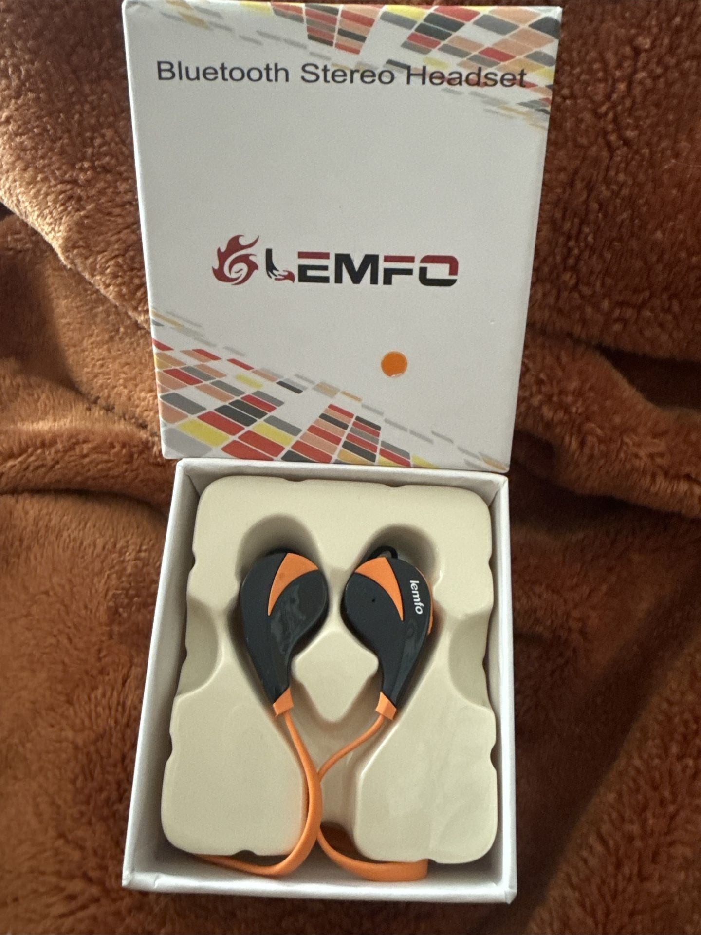 Lemfo Bluetooth Stereo Headset New In Box