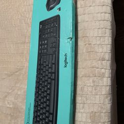 Logitech MK270 Wireless Keyboard and Mouse Combo for Windows, 2.4 GHz, 8 Multimedia Keys, PC, Laptop, Wireless Keyboard Compact Mouse Combo - Black