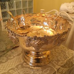 Silver Plated Beverage Cooler 