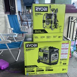 RYOBI 2300 Starting Watts 1800 Running Watts Invertor Generator.