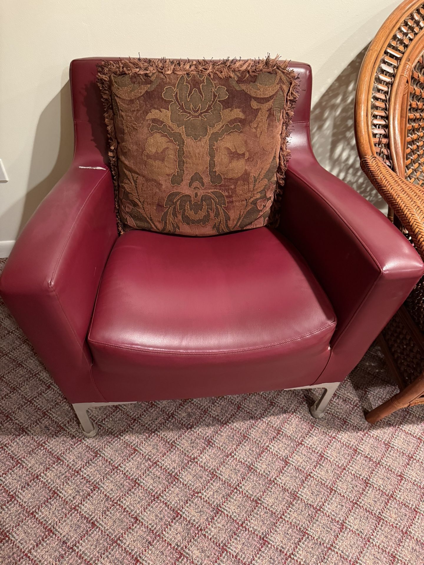 Two Sets Of Leather Chairs $35 For Both