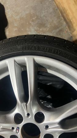 Full Set BMW Rims + Tires Fits 2014-2020