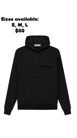 Essential Hoodies $60