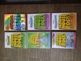 School House Rock 6 DVD lot. *Rare! See Description*