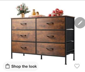 6 drawer dresser/storage tower