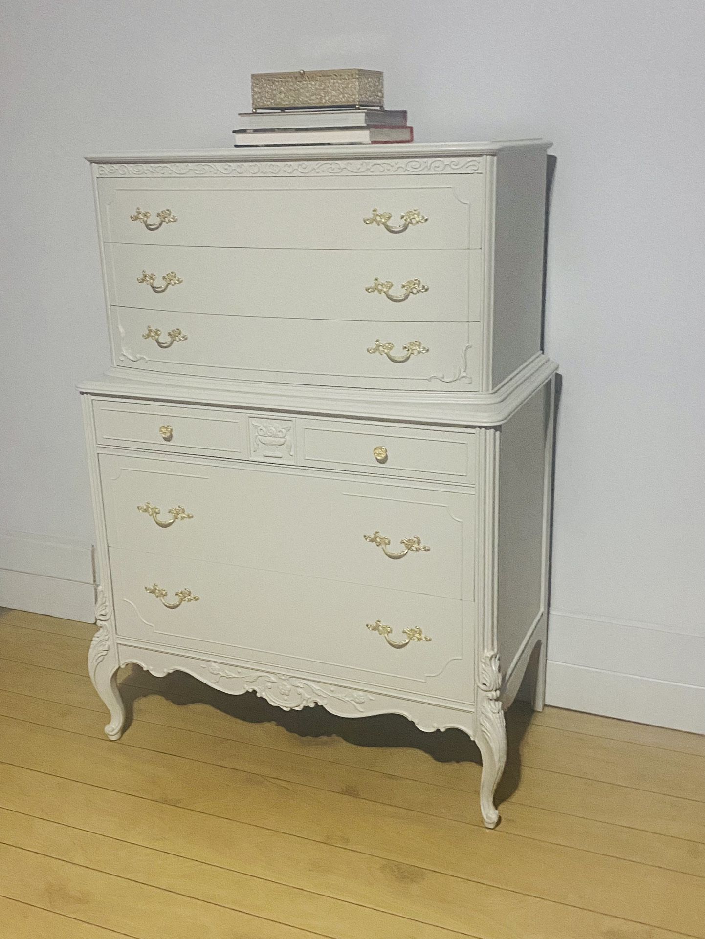 Refinished, French Provincial Dresser.