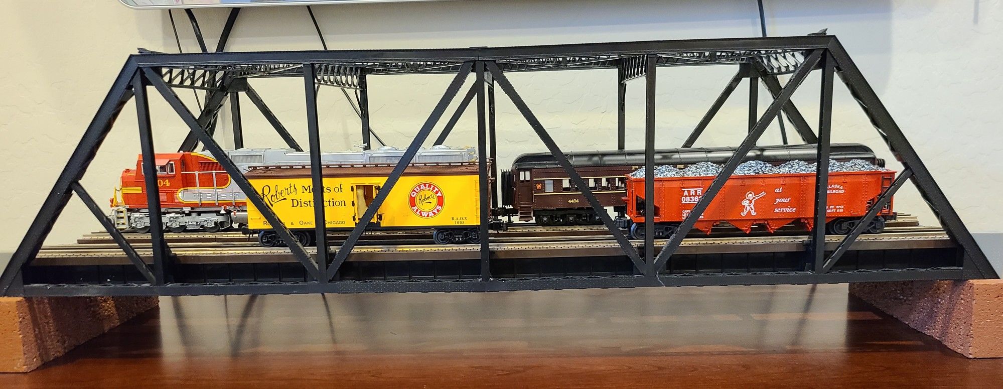 Atlas Pratt Truss Bridge Double Track