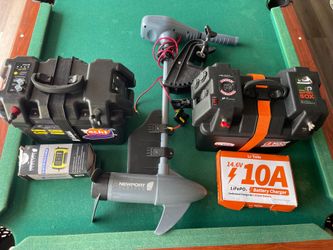 Electric Motor with Batteries