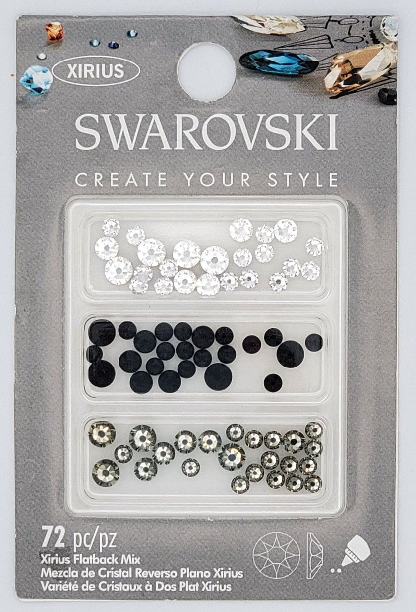 Swarovski Create Your Style Flat Back Crystal Mix, 72pc Wedding A