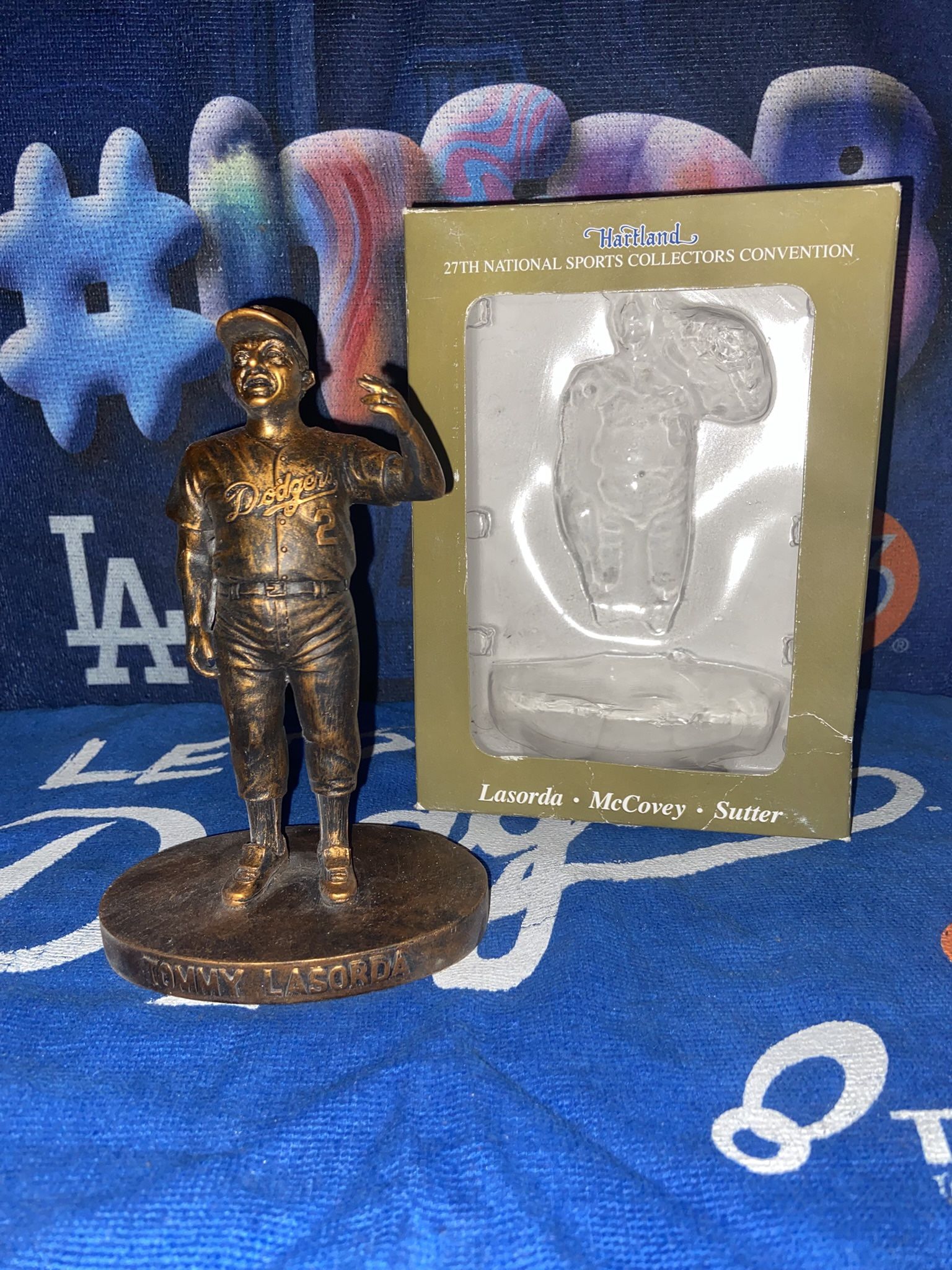 Dodgers Tommy Lasorda Statue Bobbleheads Bobble Heads