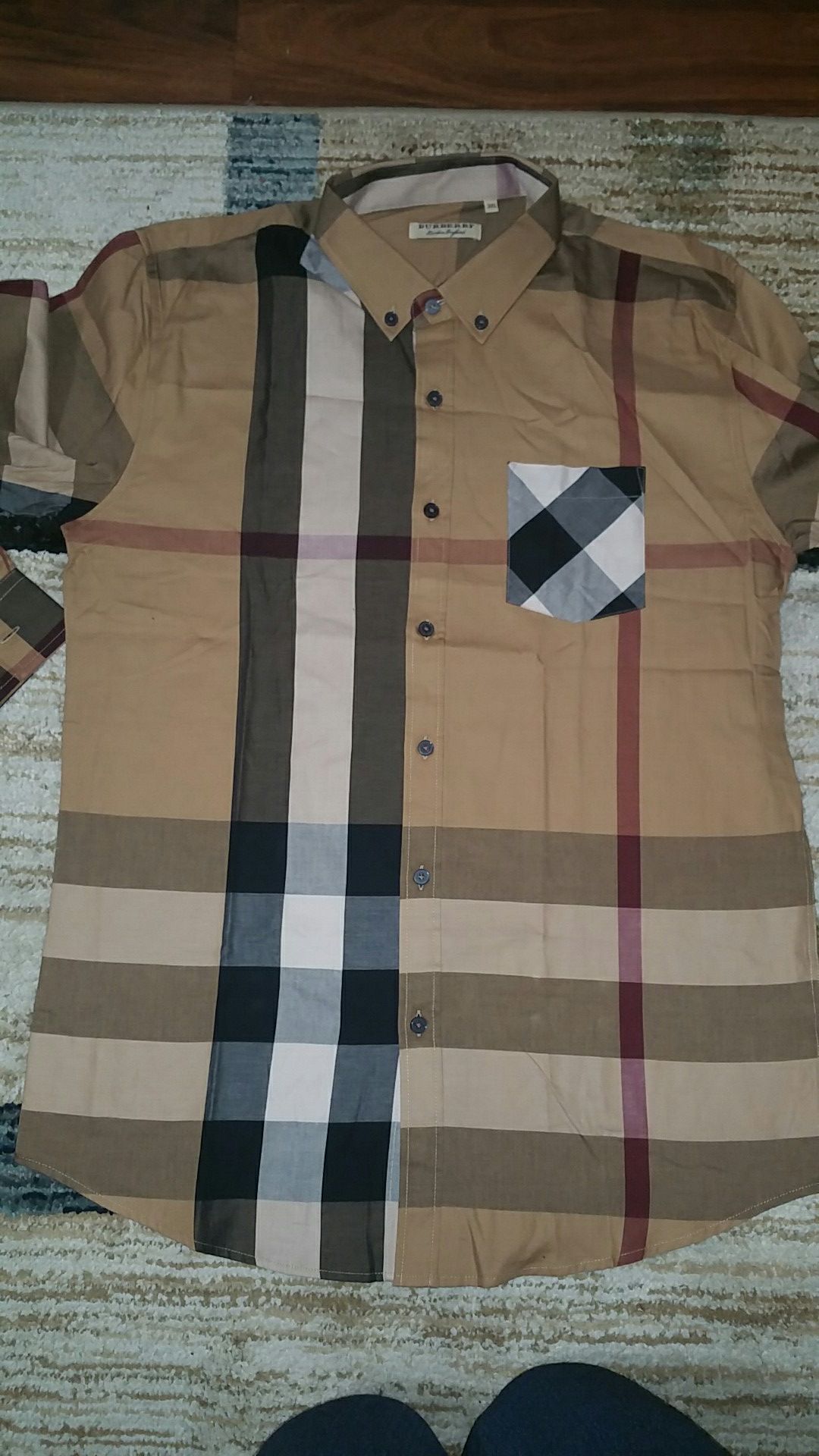 Burberry men's shirt size L