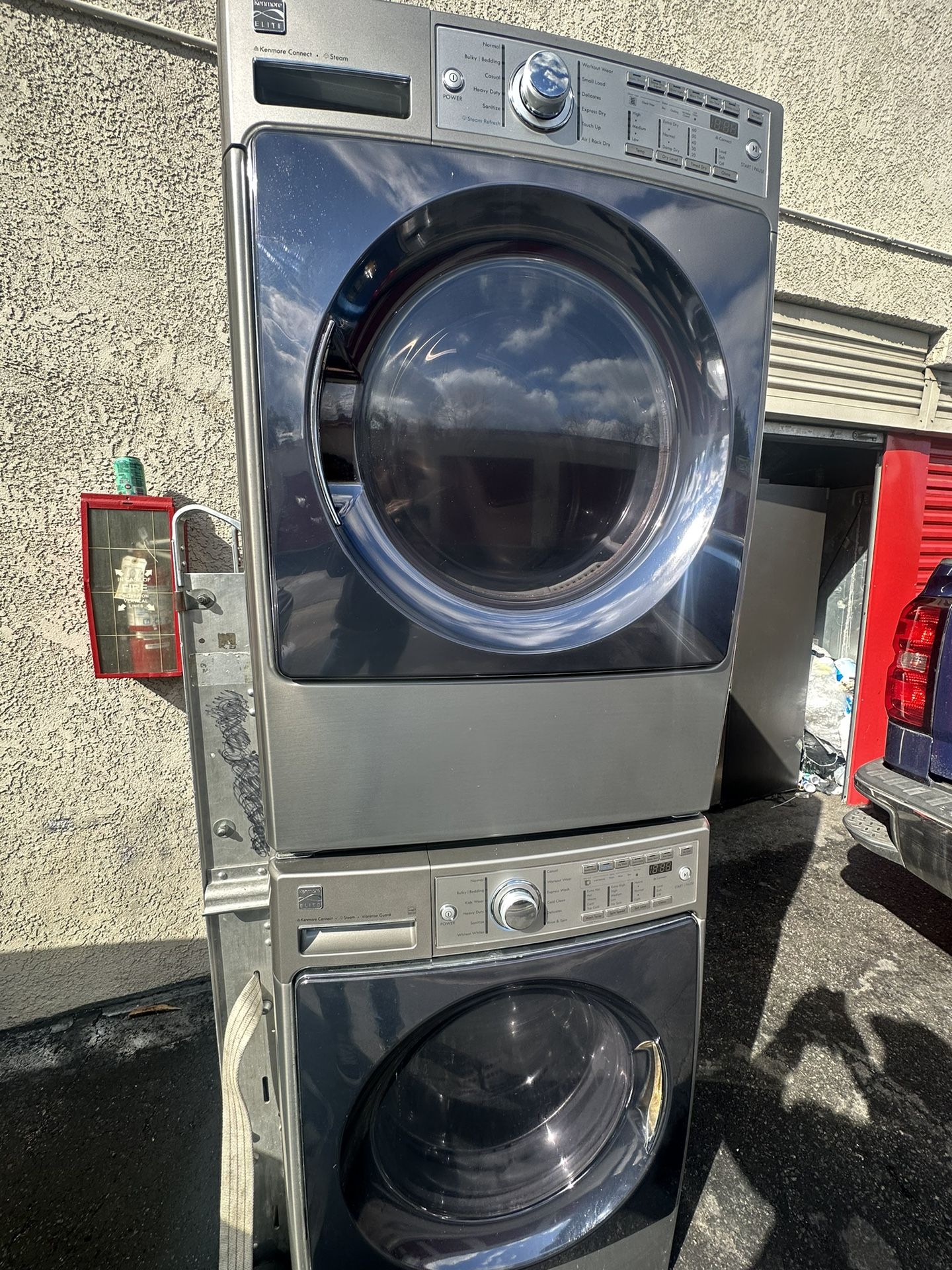 Kenmore Washer And Dryer Set Front Load Can Be Side By Side Or Stacked