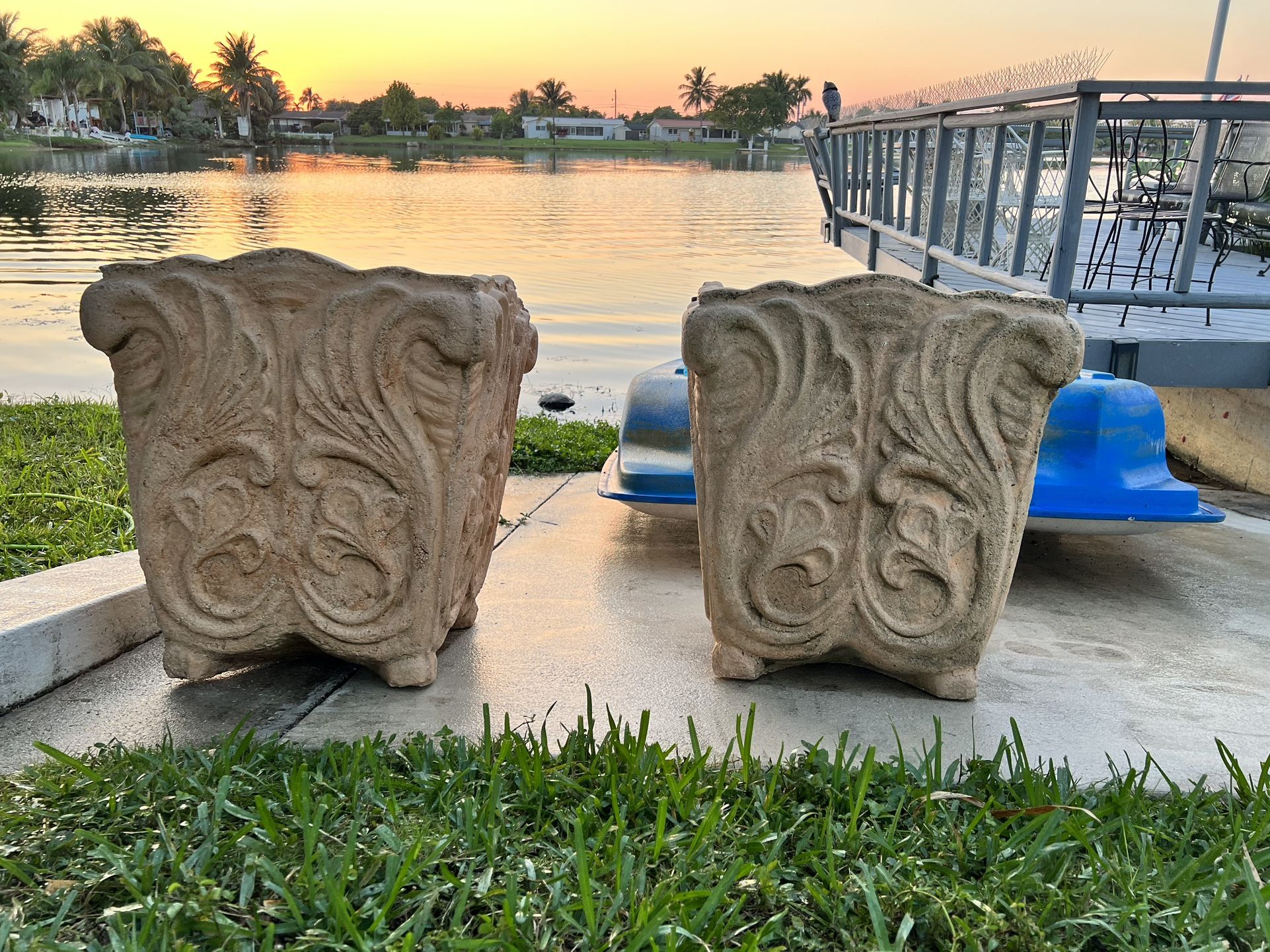 Concrete Planters Set Of 2 Xtra Large For Sale In Miami FL OfferUp concrete-planters-set-of-2-xtra-large-for-sale-in-miami-fl-offerup