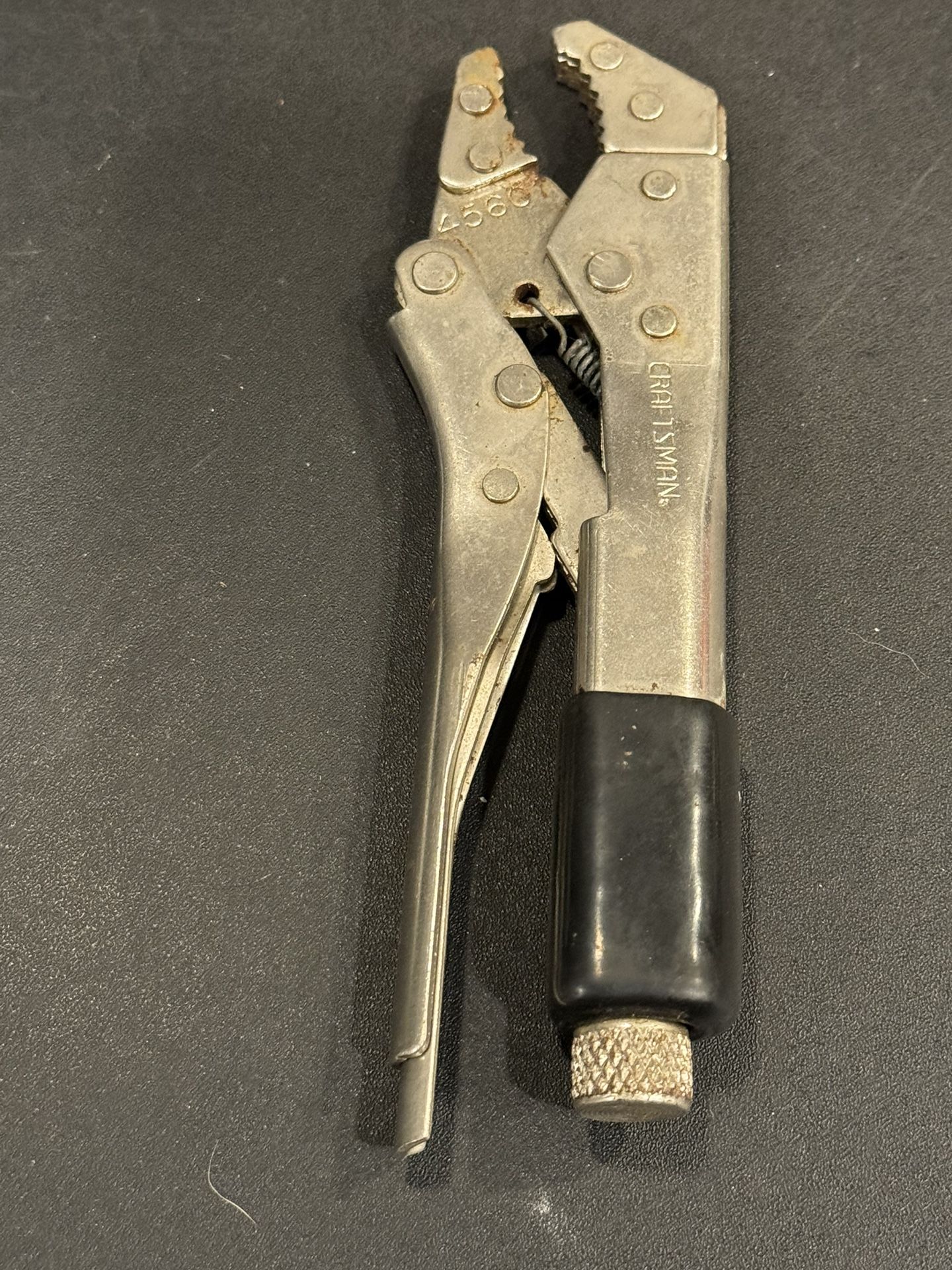 Vintage Craftsman 45601 6 Inch Vise Grip Locking Pliers Curved Jaw - USA