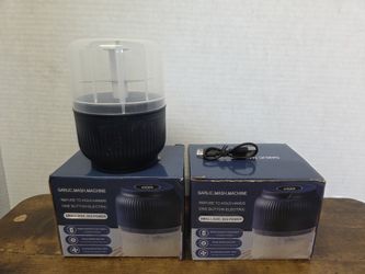 Rechargeable Garlic Mash Machine $5 each Brand New (Price Is Firm)