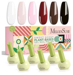 Sealed New! price on firm! MelodySusie Plant-Based Gel Nail Polish Set/one color: A-Classic Outfit