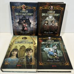 A Series of Unfortunate Events by Lemony Snicket Books Set 1,5-7-8 Netflix