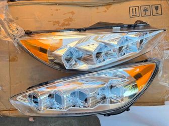 15-18 Ford Focus Headlights Faros Calaveras Micas Luces Lamps