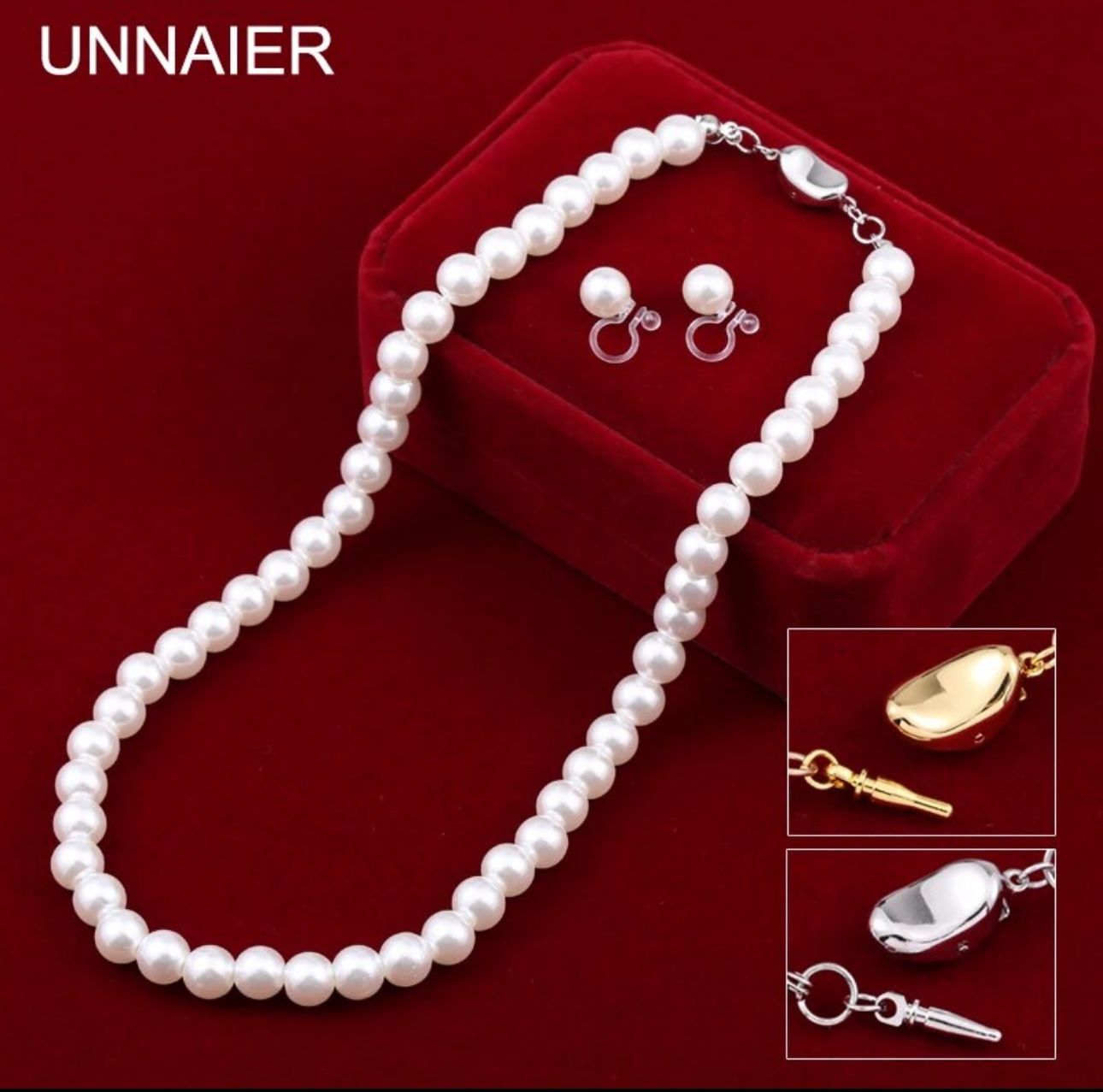 Fresh Water Pearls And Clip On Earring Set