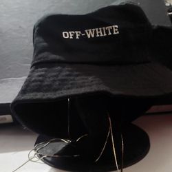Off White Bucket Hat And Sunglasses 