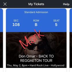 Don Omar Tickets | Thu May 11