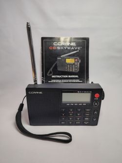 C. Crane CC Skywave Portable Travel Radio AM/FM Weather Airband Shortwave