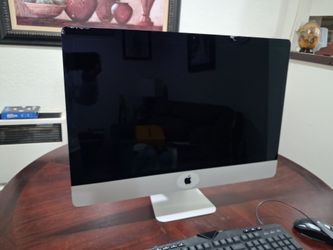 iMac  macOS Catalina desktop computer.  intel Core i7 processor.      32 gb ram.  3  Tb hard drive.   Processor 3.4 GHz Quad Core.  27 inches screen. 