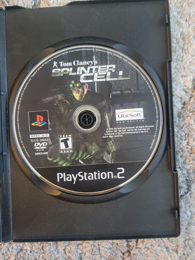 Ps2 Tom Clancys Splinter Cell