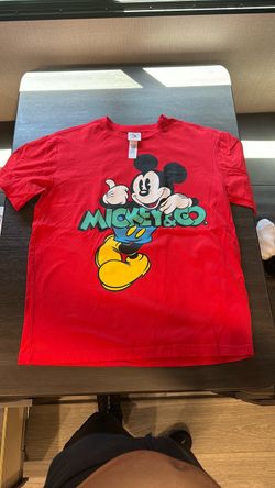 Mickey & Co. Graphic T-Shirt Red USED Original size L