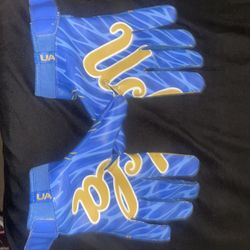 UCLA Football Gloves 