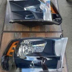 09-18 RAM Headlights Faros Calaveras Micas Luces