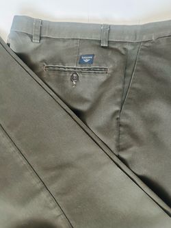 Dockers Men’s Individual Fit Stretch Waistband 36 X 30 Dark Brown pocket pants